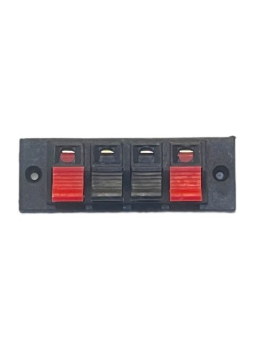 Conector Rectangular de Atornillar Para Bafle 4 terminales Push