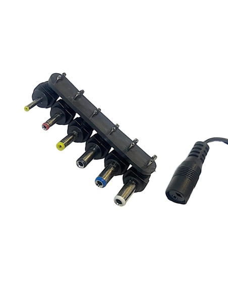 Cable para Adaptador ca/cc con Juego de Plugs conectores intercambiables