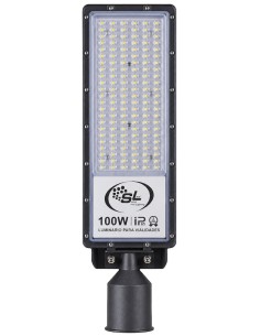 Lampara Suburbana Grey 100w cw Exterior con Fotocelda Alta calidad