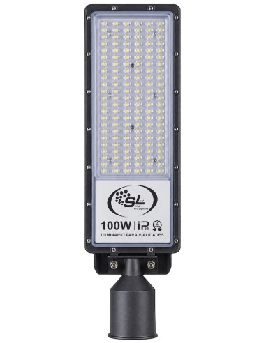 Lampara Suburbana Grey 100w cw Exterior con Fotocelda Alta calidad