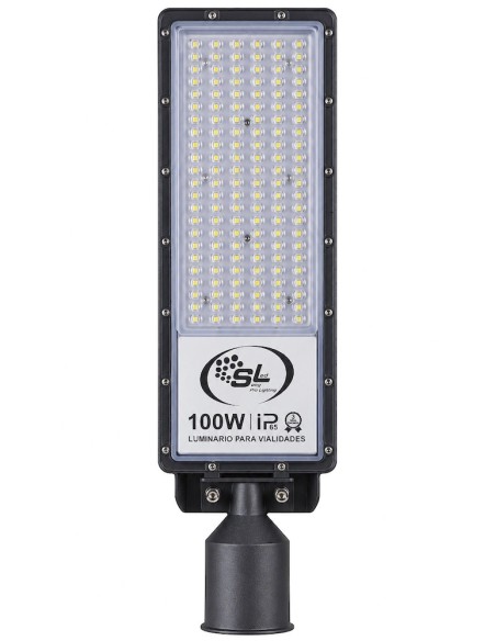 Lampara Suburbana Grey 100w cw Exterior con Fotocelda Alta calidad