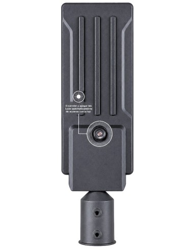 Lampara Suburbana Grey 100w cw Exterior con Fotocelda Alta calidad