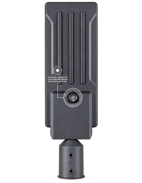 Lampara Suburbana Grey 100w cw Exterior con Fotocelda Alta calidad