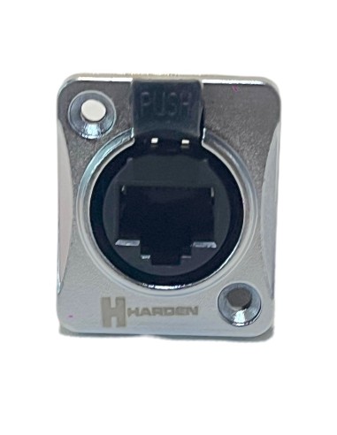 Jack conector EtherCON RJ45 hembra para chasis o panel