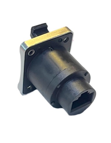 Jack conector EtherCON RJ45 hembra para chasis o panel