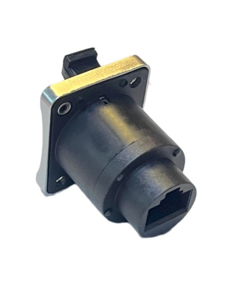 Jack conector EtherCON RJ45 hembra para chasis o panel