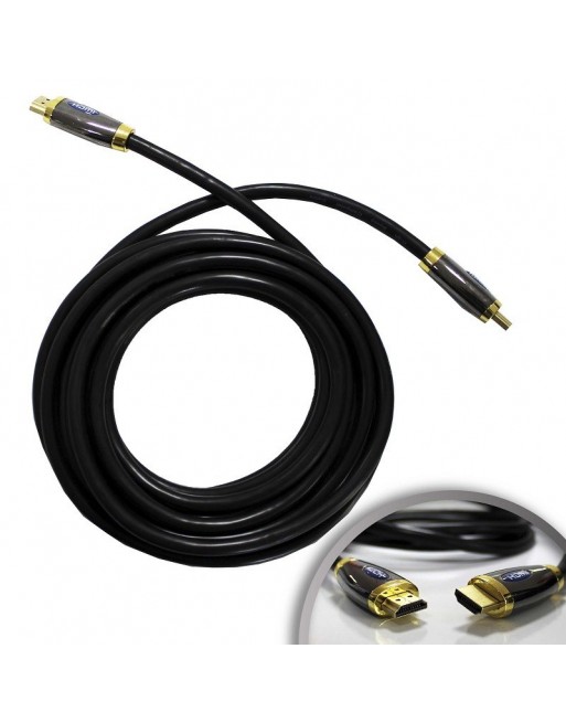 Cable Hdmi 5 Metros 1080p 4k Doble Filtro Mallado 2