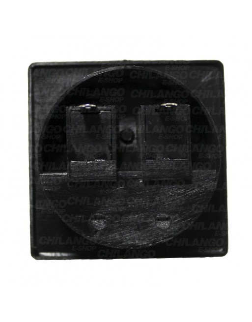 CONECTOR BAFLE CUADRADO 2 TERMINALES PUSH 55 x 55mm