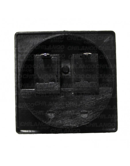 CONECTOR BAFLE CUADRADO 2 TERMINALES PUSH 55 x 55mm