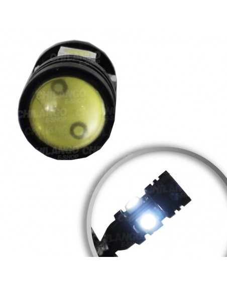 FOCO DE PELLIZCO 4 LEDS SMD 5050 Y 1 LED COB BLANCO