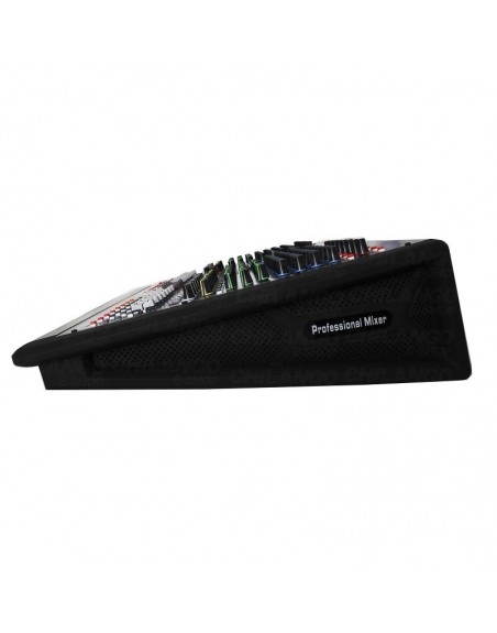 Mezcladora Stereo 16ch BLUETOOTH USB EFECTOS KMX S16U