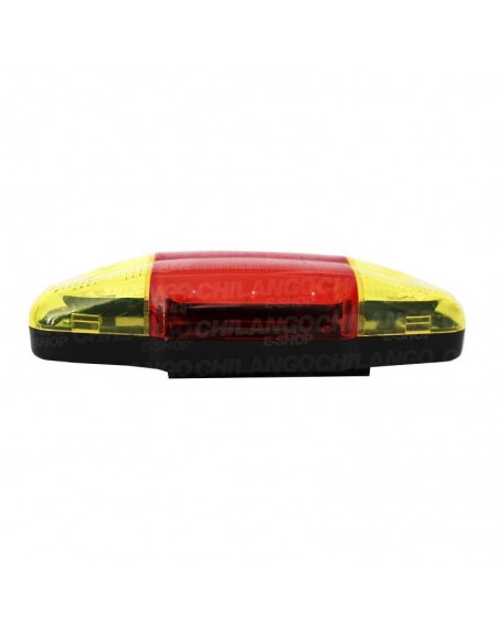 LUZ DE ADVERTENCIA PARA BICICLETA ROJO AMBAR