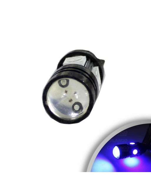 Foco De Pellizco4 Leds 5050 1 Led Cob Azul